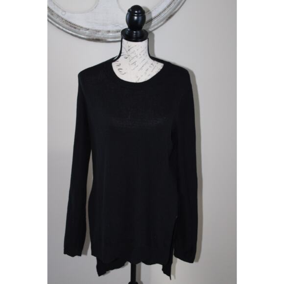 BCBGeneration Womens Long Sleeve Knit black Pullover Sweater Size M/L - Picture 1 of 11